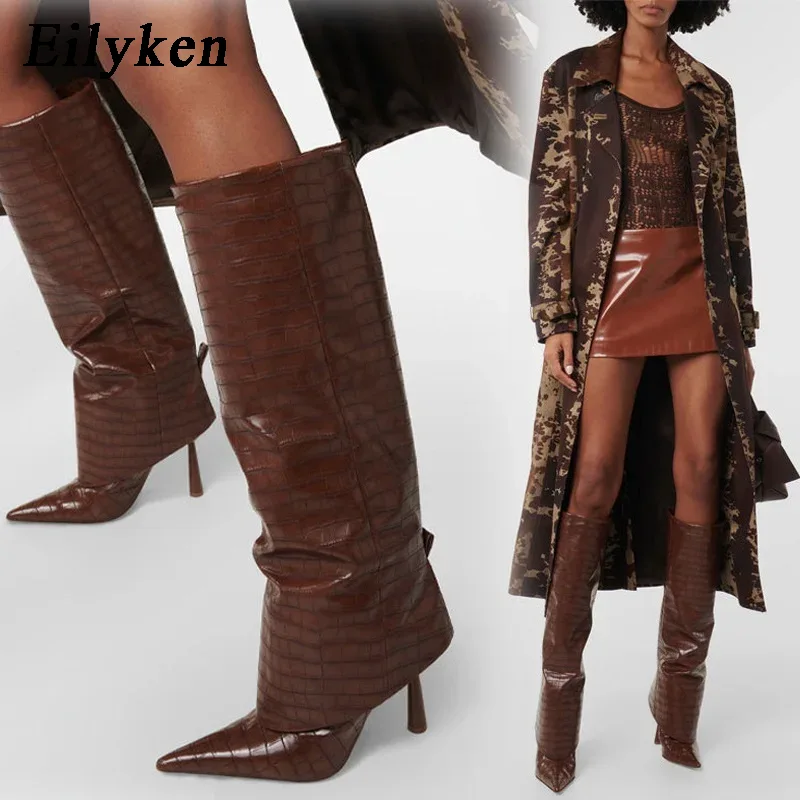 Knee High Boots Women - Eilyken 2027 Sonbahar Kış Tasarımı Diz