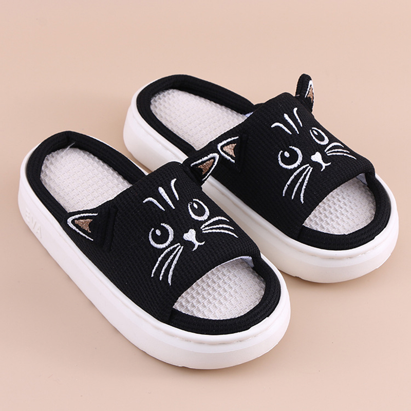 Mule Slip On - Platform Terlik Kadın Ev Düz İlkbahar