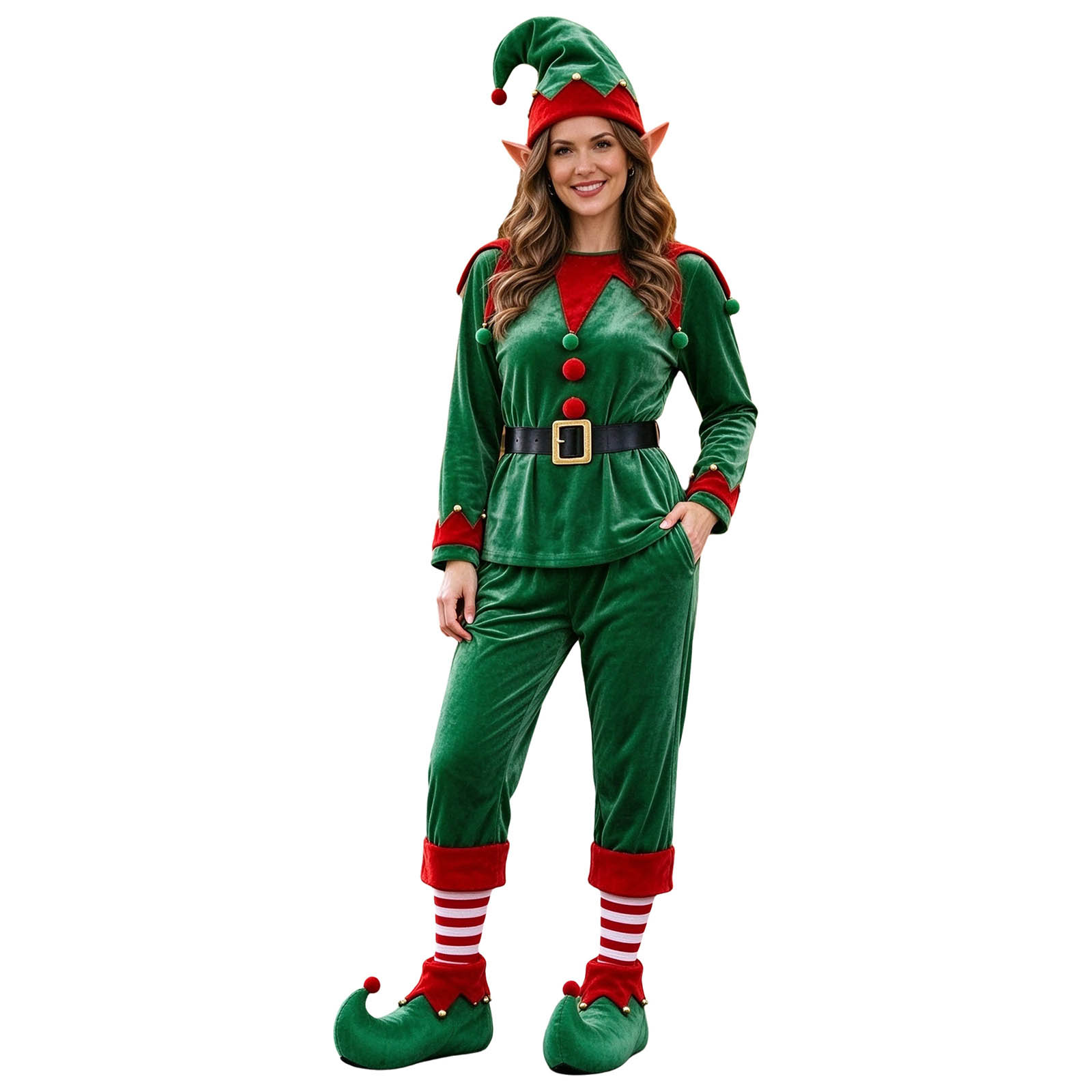 Uniseks Noel Temalı Kadife Elf - Women Shoes Xxl incelemesi ve fiyatı