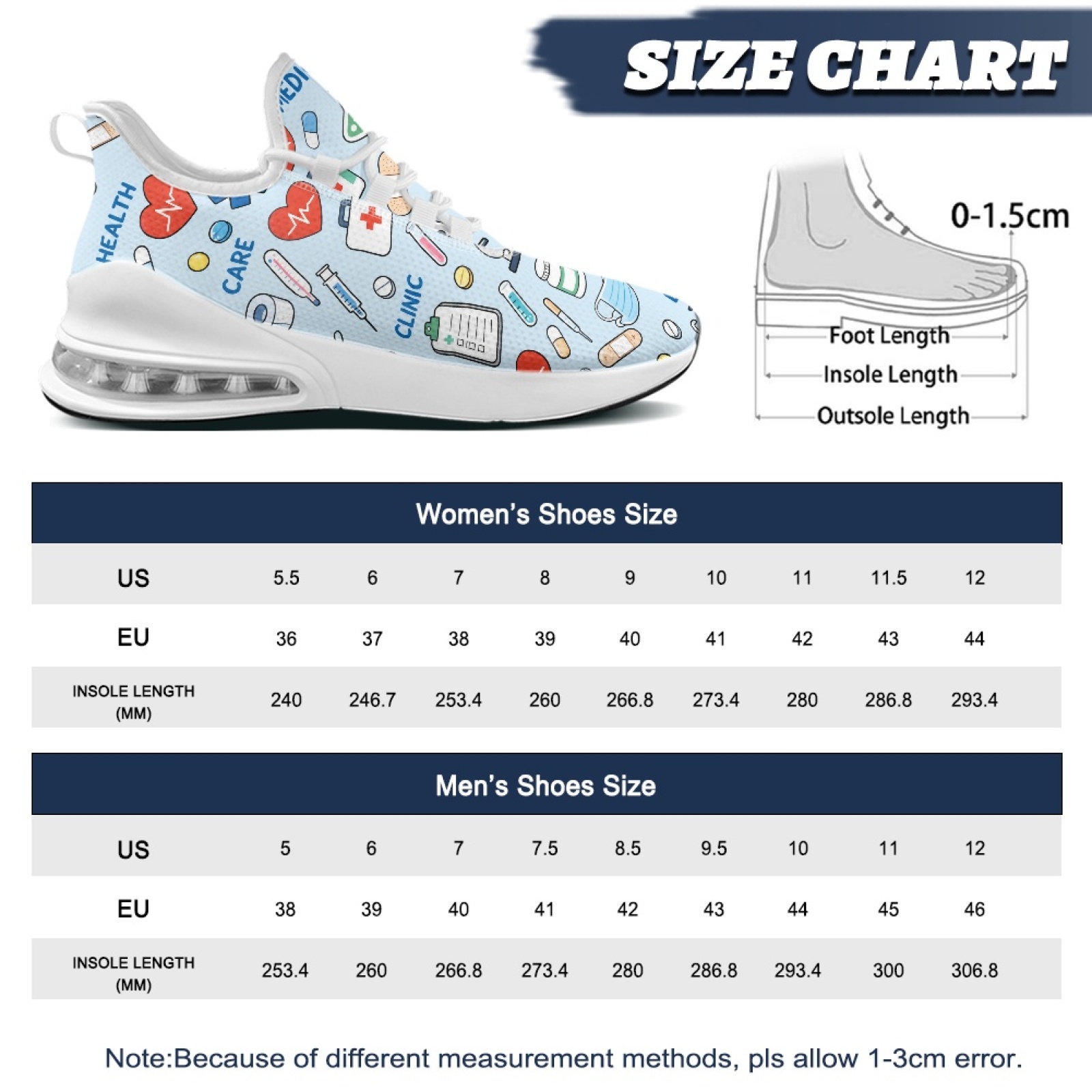 PENSTROLL Tıbbi Bakım Desenli  - Women Shoes Tennis incelemesi ve fiyatı