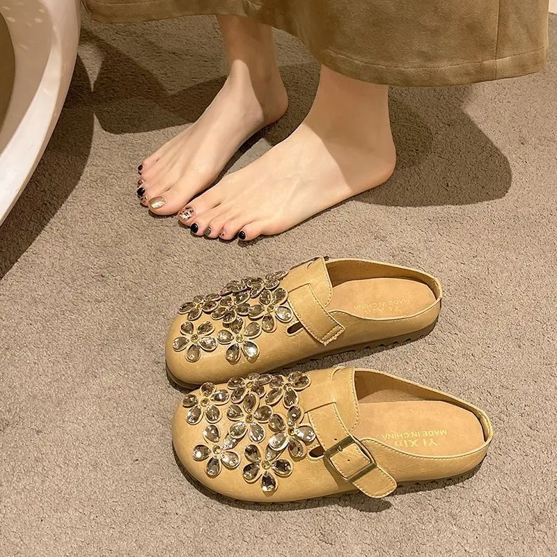 Kadın Çiçekli Yapay Elmas Toka - Women'S Shoes Clogs incelemesi ve fiyatı